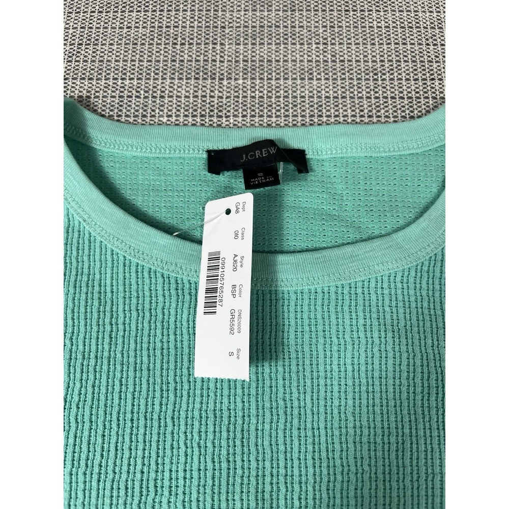 J. CREW Mint green short sleeve t shirt knit top Size Small Style AJ620 - Picture 7 of 8